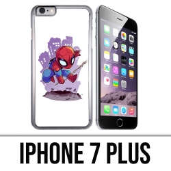 Coque iPhone 7 PLUS - Spiderman Cartoon