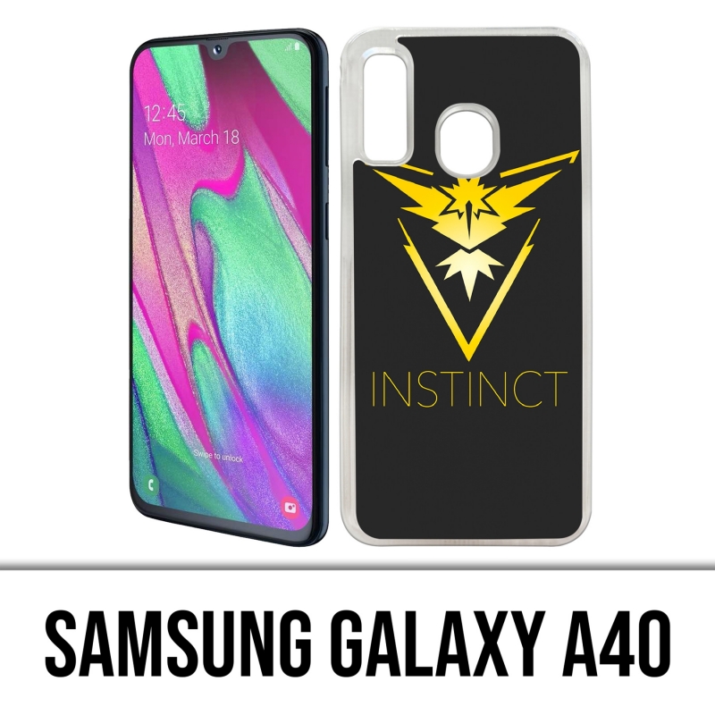 Coque Samsung Galaxy A40 - Pokémon Go Team Jaune