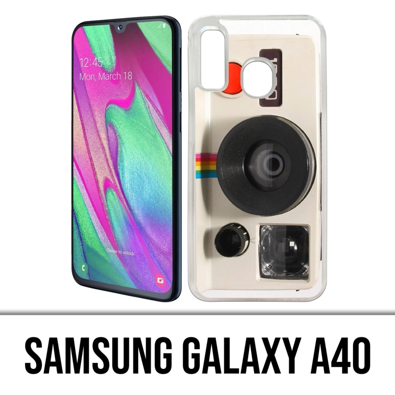 Custodia per Samsung Galaxy A40 - Polaroid Vintage 2