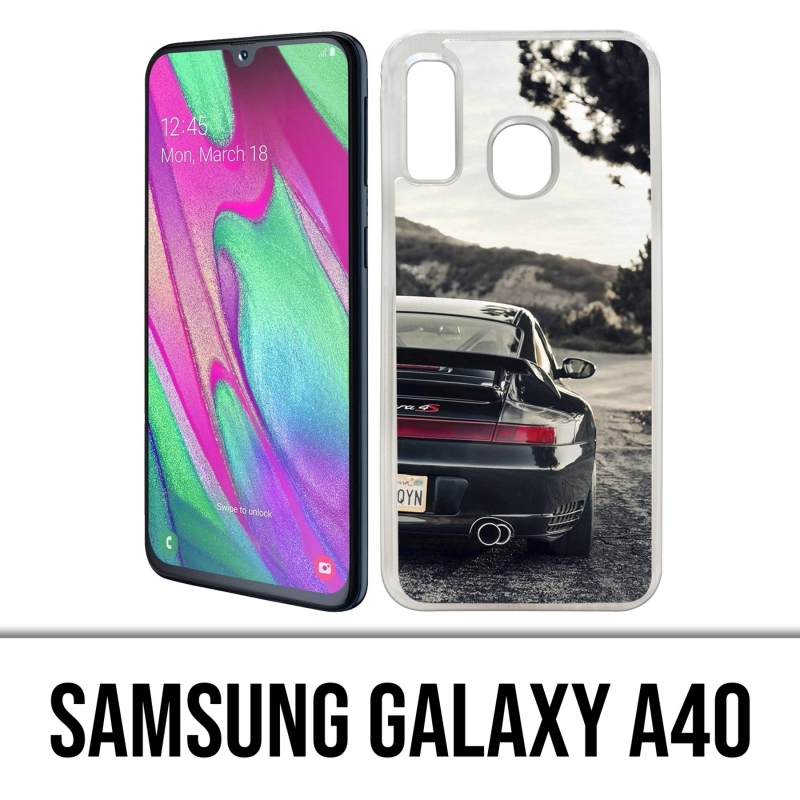 Coque Samsung Galaxy A40 - Porsche Carrera 4S Vintage