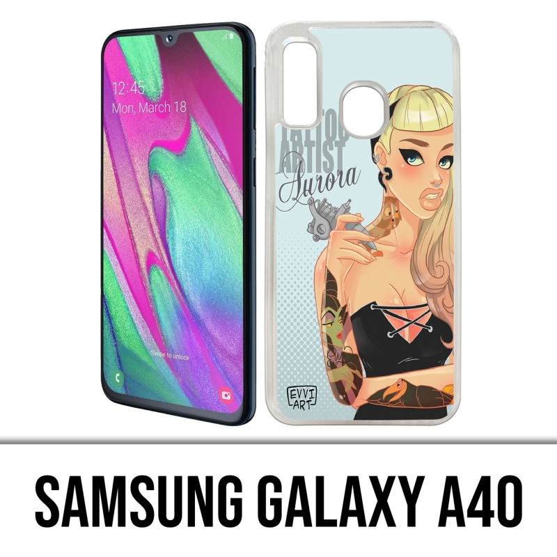 Custodia per Samsung Galaxy A40 - Princess Aurora Artist
