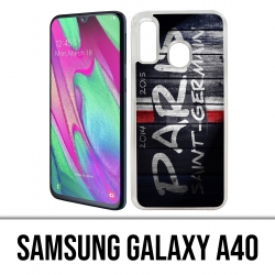Coque Samsung Galaxy A40 - Psg Tag Mur
