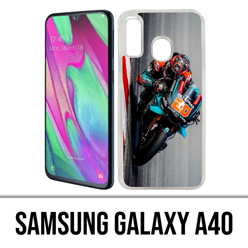 Custodia per Samsung Galaxy A40 - Quartararo-Motogp-Pilote