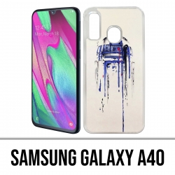 Samsung Galaxy A40 Case - R2D2 Paint