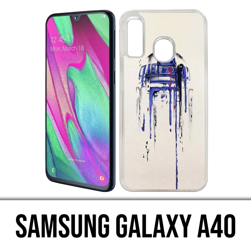 Funda Samsung Galaxy A40 - Pintura R2D2