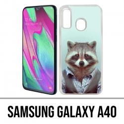 Funda Samsung Galaxy A40 - Disfraz de mapache