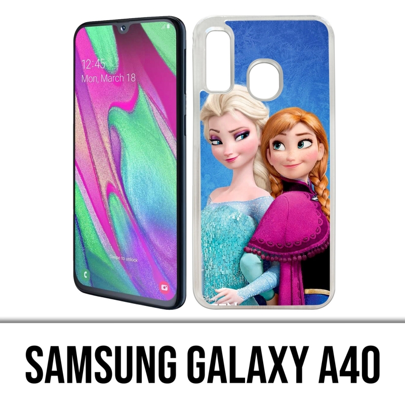 Funda Samsung Galaxy A40 - Frozen Elsa y Anna
