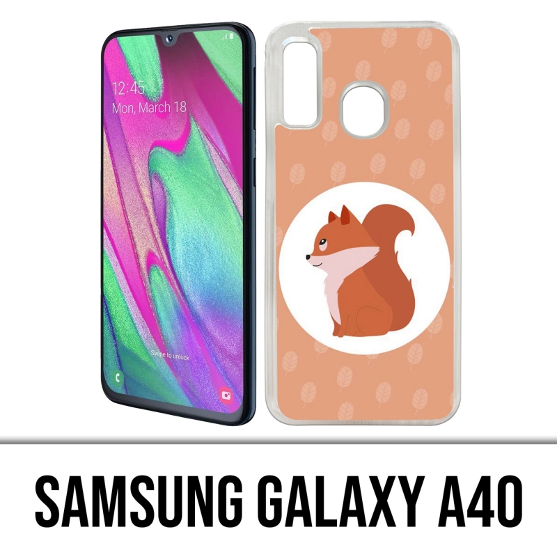 Coque Samsung Galaxy A40 - Renard Roux