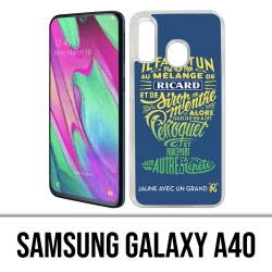 Funda Samsung Galaxy A40 - Ricard Parroquet