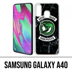 Samsung Galaxy A40 Case - Riverdale South Side Serpent Marble