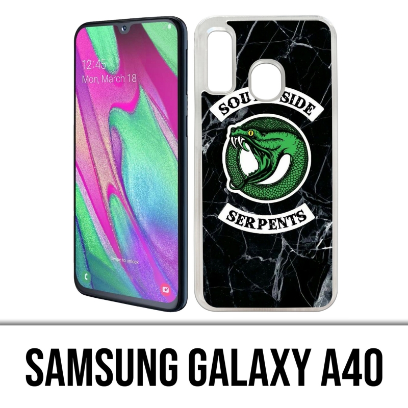 Samsung Galaxy A40 Case - Riverdale South Side Serpent Marble