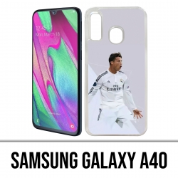 Samsung Galaxy A40 Case - Ronaldo Lowpoly