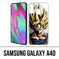 Samsung Galaxy A40 Case - Goku Wall Dragon Ball Super