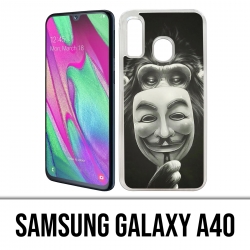Coque Samsung Galaxy A40 - Singe Monkey Anonymous