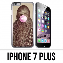 Custodia per iPhone 7 Plus: gomma da masticare Star Wars Chewbacca