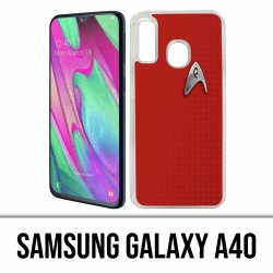 Funda Samsung Galaxy A40 - Star Trek Roja