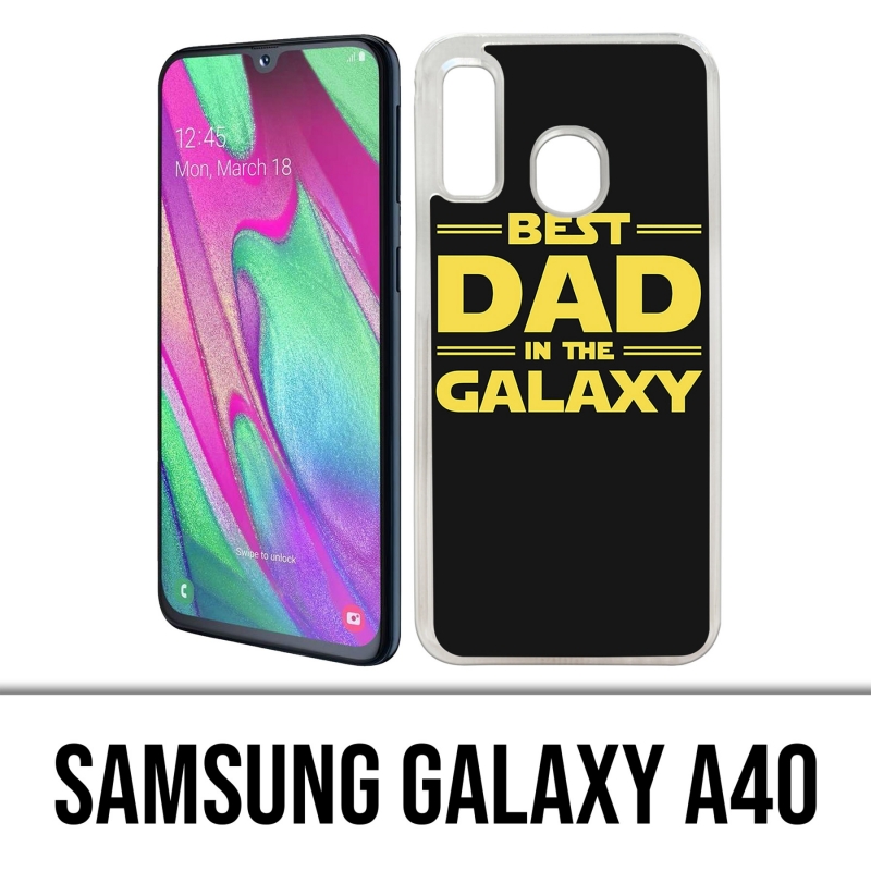 Custodie e protezioni Samsung Galaxy A40 - Star Wars Miglior papà della galassia