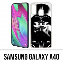 Custodia per Samsung Galaxy A40 - Baffi Darth Vader di Star Wars