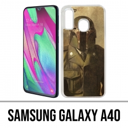 Samsung Galaxy A40 Case - Star Wars Vintage Boba Fett
