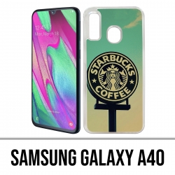 Samsung Galaxy A40 Case - Starbucks Vintage