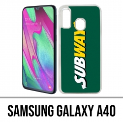 Samsung Galaxy A40 Case - Subway