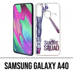 Samsung Galaxy A40 Case - Suicide Squad Harley Quinn Leg