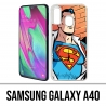 Coque Samsung Galaxy A40 - Superman Comics