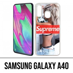 Custodia per Samsung Galaxy A40 - Supreme Girl Dos