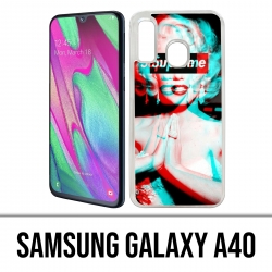 Custodia per Samsung Galaxy A40 - Supreme Marylin Monroe