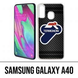 Funda Samsung Galaxy A40 - Termignoni Carbon