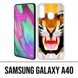 Funda Samsung Galaxy A40 - Tigre geométrico
