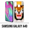 Coque Samsung Galaxy A40 - Tigre Geometrique