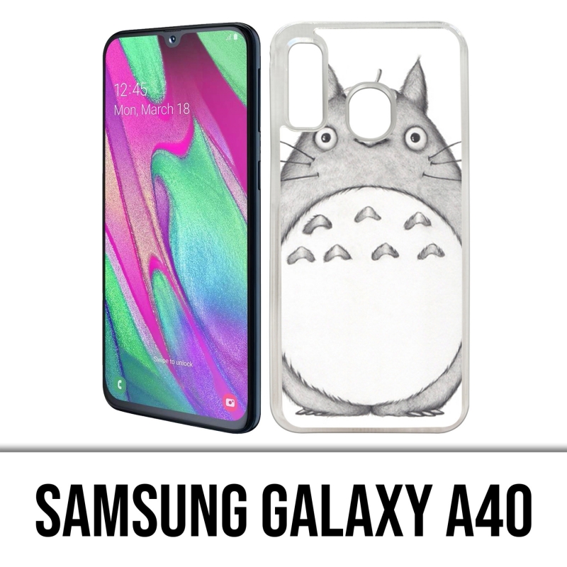 Samsung Galaxy A40 Case - Totoro Zeichnung