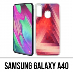 Custodia per Samsung Galaxy A40 - Triangolo astratto