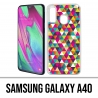 Coque Samsung Galaxy A40 - Triangle Multicolore