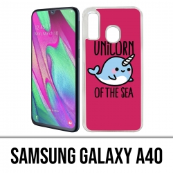 Samsung Galaxy A40 Case - Unicorn Of The Sea