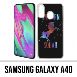 Coque Samsung Galaxy A40 - Unicorn Squad Licorne