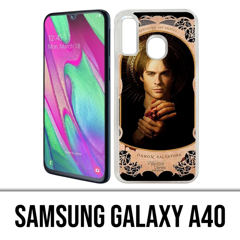 Samsung Galaxy A40 Case - Vampire Diaries Damon