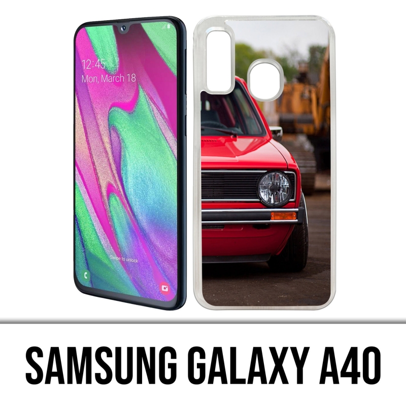 Samsung Galaxy A40 Case - Vw Golf Vintage