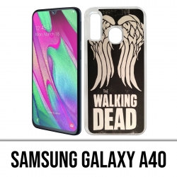 Samsung Galaxy A40 Case - Walking Dead Daryl Wings