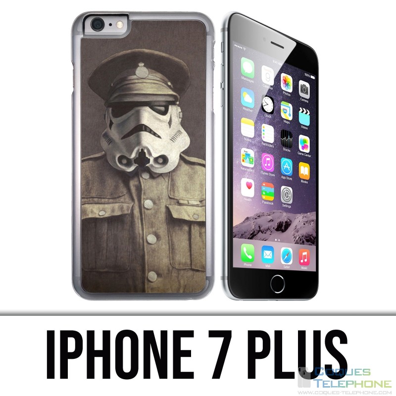 Custodia per iPhone 7 Plus - Star Wars Vintage Stromtrooper