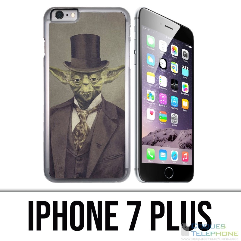 Coque iPhone 7 PLUS - Star Wars Vintage Yoda