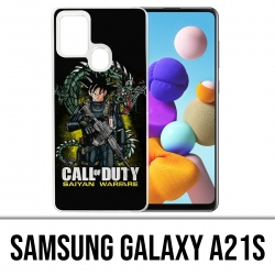Funda Samsung Galaxy A21s - Call Of Duty X Dragon Ball Saiyan Warfare