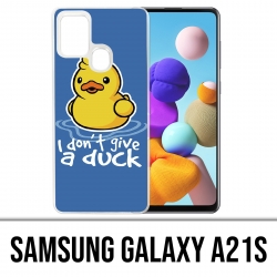 Samsung Galaxy A21s Case - I Dont Give A Duck