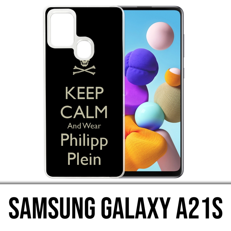 Coque Samsung Galaxy A21s - Keep Calm Philipp Plein