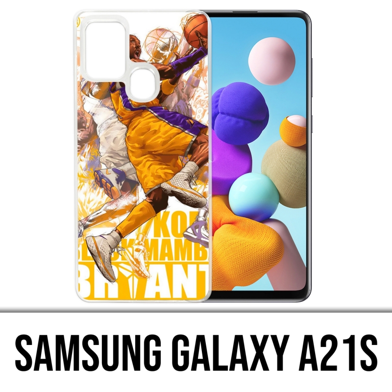 Samsung Galaxy A21s Case - Kobe Bryant Cartoon Nba