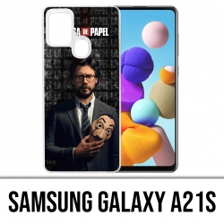 Samsung Galaxy A21s Case - La Casa De Papel - Professor Maske