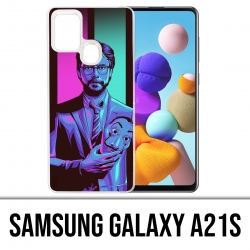 Samsung Galaxy A21s Case - La Casa De Papel - Professor Neon