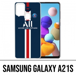 Funda Samsung Galaxy A21s - Camiseta de fútbol Psg 2020
