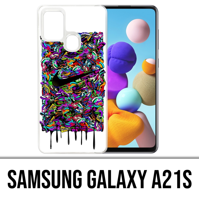 Samsung Galaxy A21s Case - Nike Sneakers Art